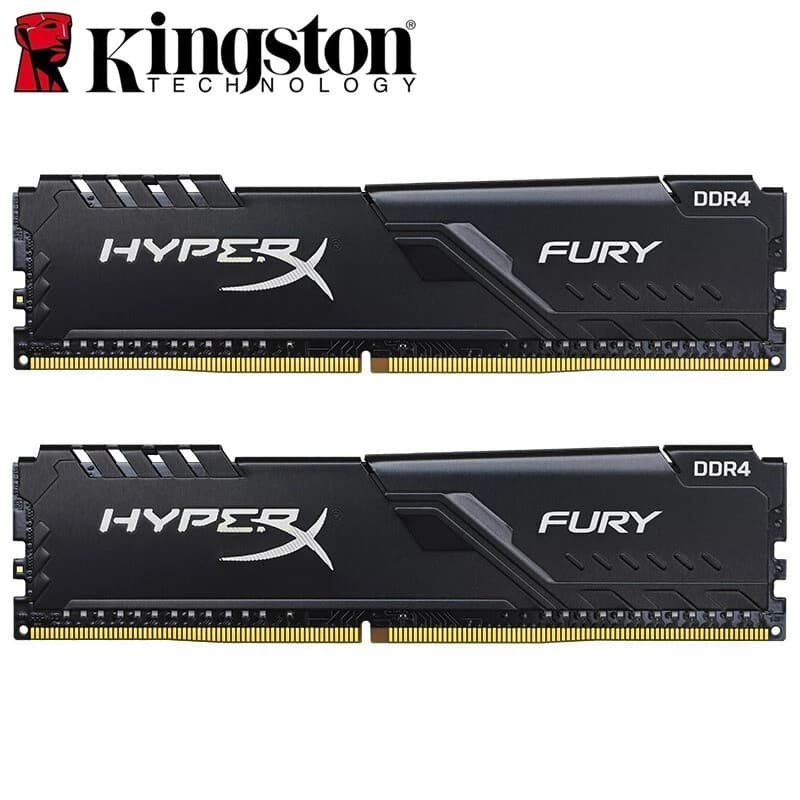 Kingston HyperX FURY DDR4 4GB 8GB ou 16GB Memória RAM Desktop